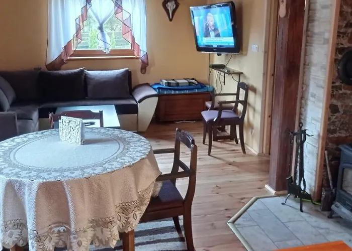 度假居 Kaszuby Dom W Wielu 维勒